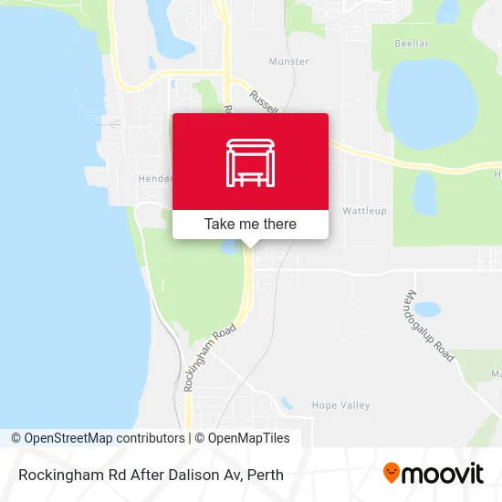 Mapa Rockingham Rd After Dalison Av