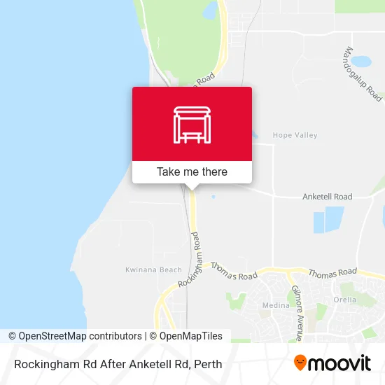 Rockingham Rd After Anketell Rd map