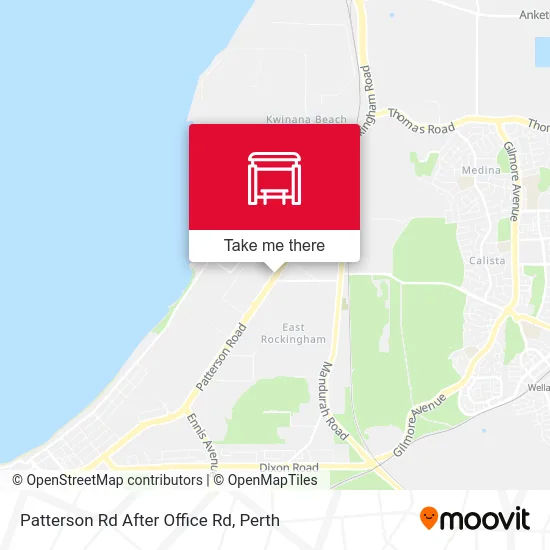 Mapa Patterson Rd After Office Rd