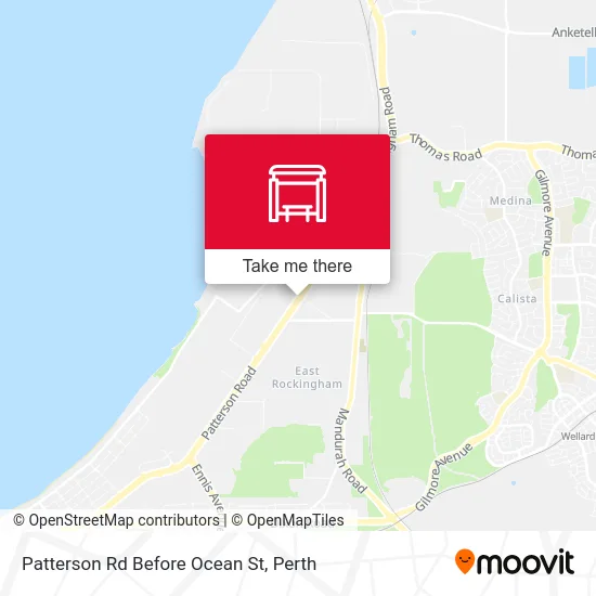 Mapa Patterson Rd Before Ocean St