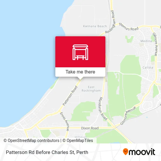 Mapa Patterson Rd Before Charles  St