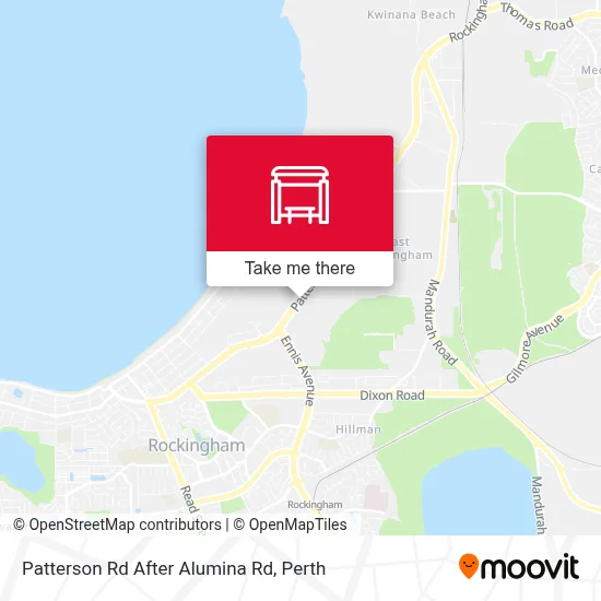 Mapa Patterson Rd After Alumina Rd