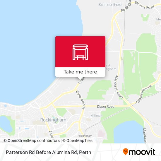 Patterson Rd Before Alumina Rd map