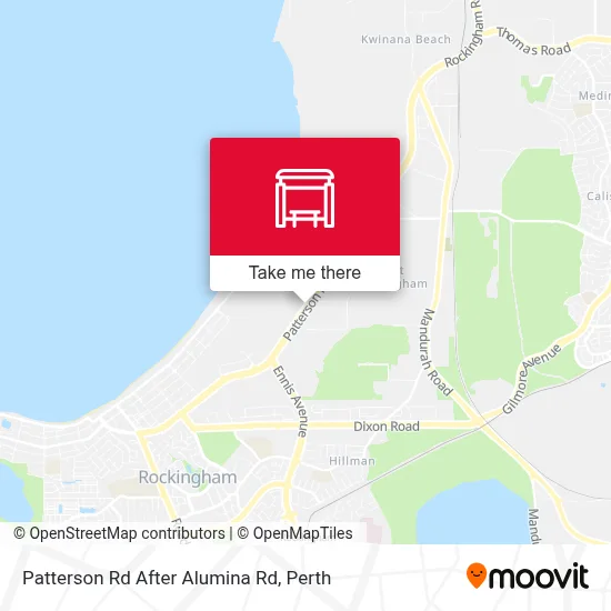 Mapa Patterson Rd After Alumina Rd