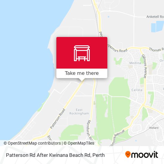 Patterson Rd After Kwinana Beach Rd map