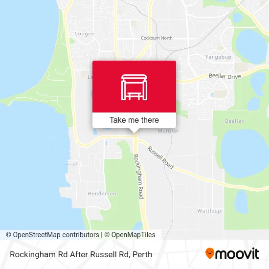 Mapa Rockingham Rd After Russell Rd