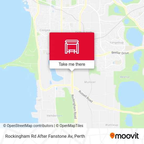 Mapa Rockingham Rd After Fanstone Av