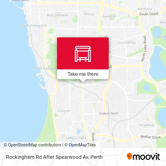 Mapa Rockingham Rd After Spearwood Av