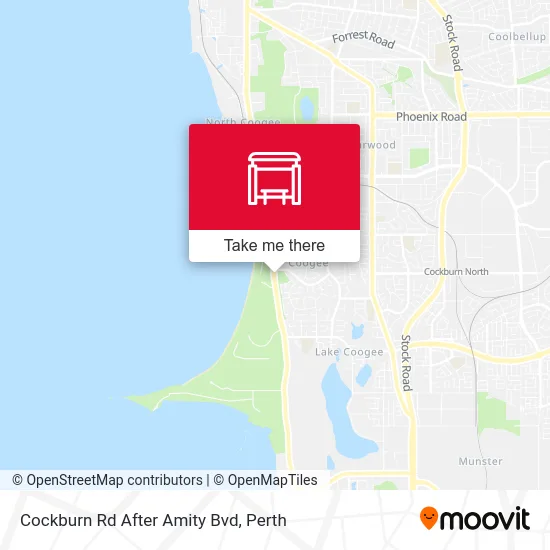 Mapa Cockburn Rd After Amity Bvd