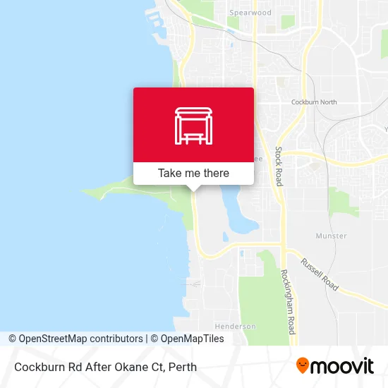 Mapa Cockburn Rd After Okane Ct
