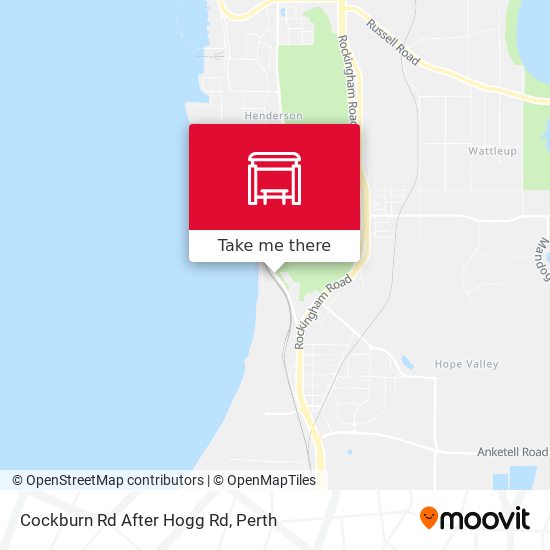 Cockburn Rd After Hogg Rd map