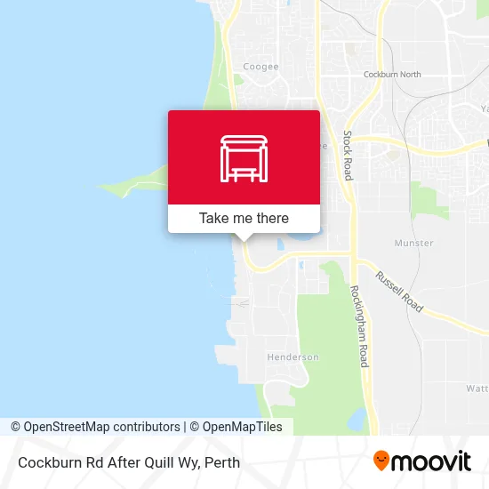 Mapa Cockburn Rd After Quill Wy