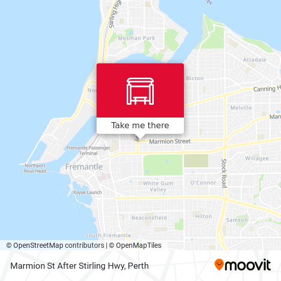 Marmion St After Stirling Hwy map