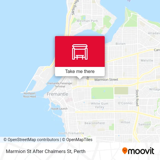 Mapa Marmion St After Chalmers St