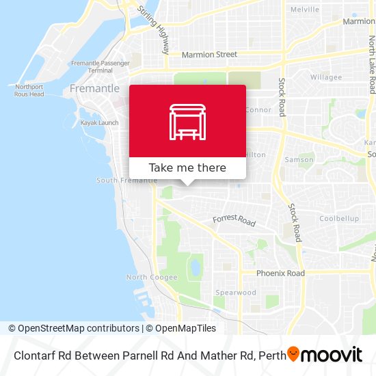Clontarf Rd Between Parnell Rd And Mather Rd map