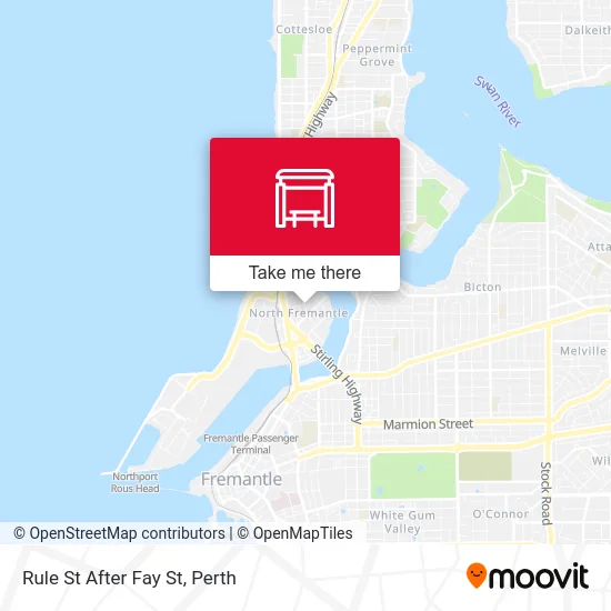 Mapa Rule St After Fay St