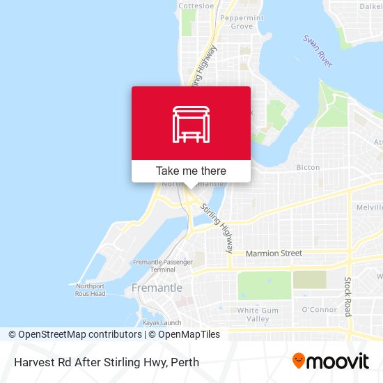 Harvest Rd After Stirling Hwy map
