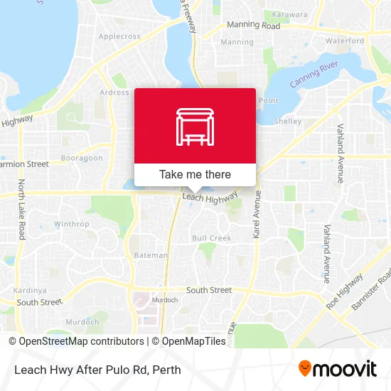 Leach Hwy After Pulo Rd map