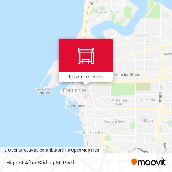 High St After Stirling St map