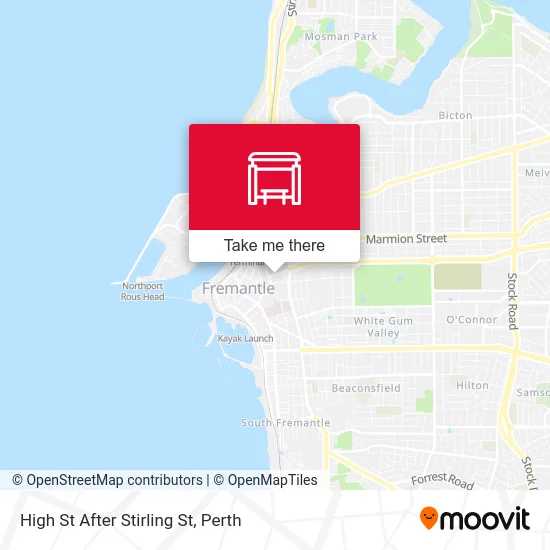 Mapa High St After Stirling St