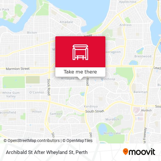Archibald St After Wheyland St map
