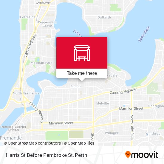Harris St Before Pembroke St map