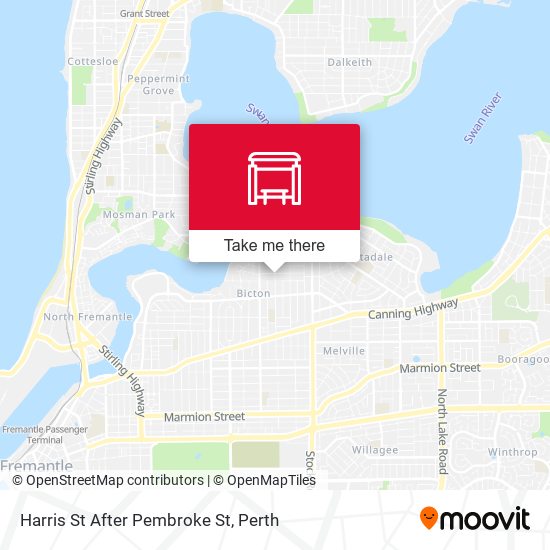 Harris St After Pembroke St map
