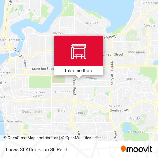 Mapa Lucas St After Boon St