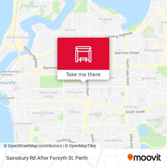 Sainsbury Rd After Forsyth St map