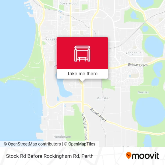 Mapa Stock Rd Before Rockingham Rd