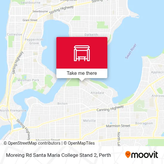 Mapa Moreing Rd Santa Maria College Stand 2