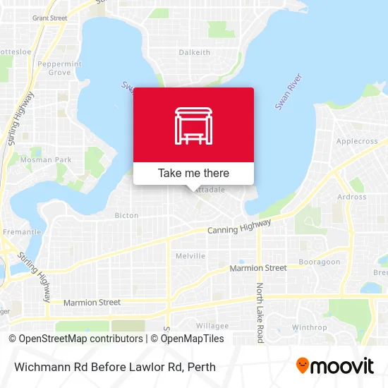 Mapa Wichmann Rd Before Lawlor Rd