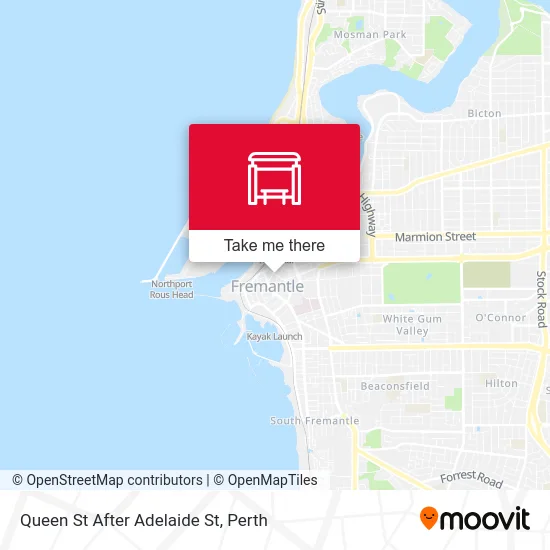 Mapa Queen St After Adelaide St