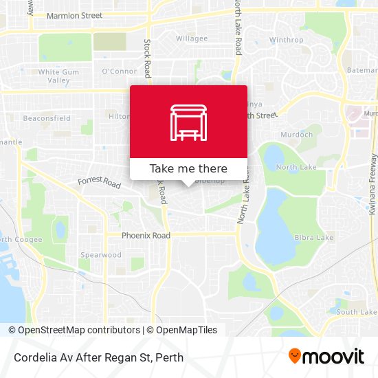 Cordelia Av After Regan St map
