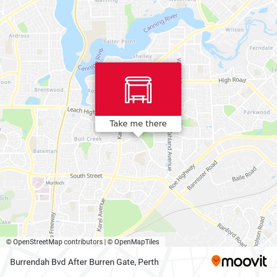 Mapa Burrendah Bvd After Burren Gate