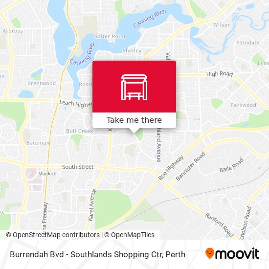 Burrendah Bvd - Southlands Shopping Ctr map