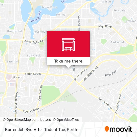 Burrendah Bvd After Trident Tce map