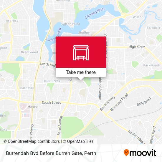 Burrendah Bvd Before Burren Gate map