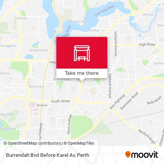 Burrendah Bvd Before Karel Av map