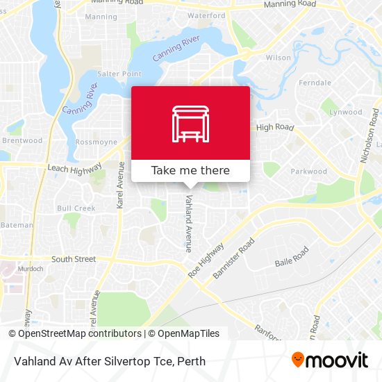Vahland Av After Silvertop Tce map