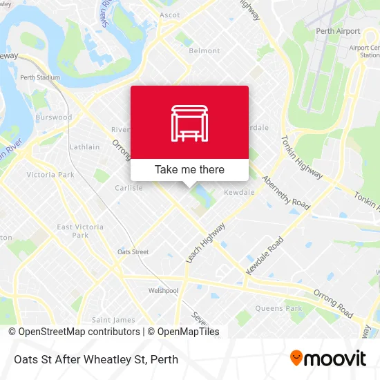 Mapa Oats St After Wheatley St