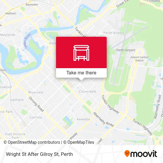 Mapa Wright St After Gilroy St