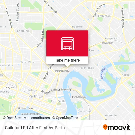 Guildford Rd After First Av map