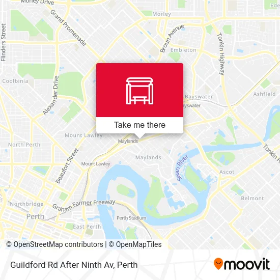 Mapa Guildford Rd After Ninth Av