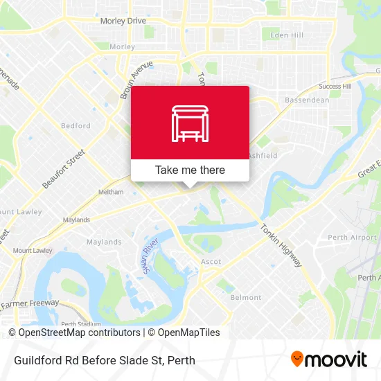 Mapa Guildford Rd Before Slade St