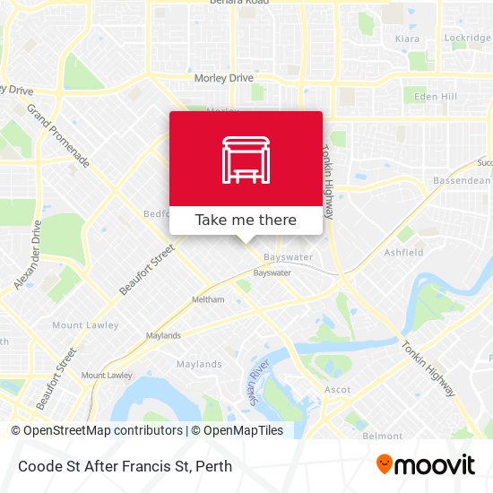 Coode St After Francis St map