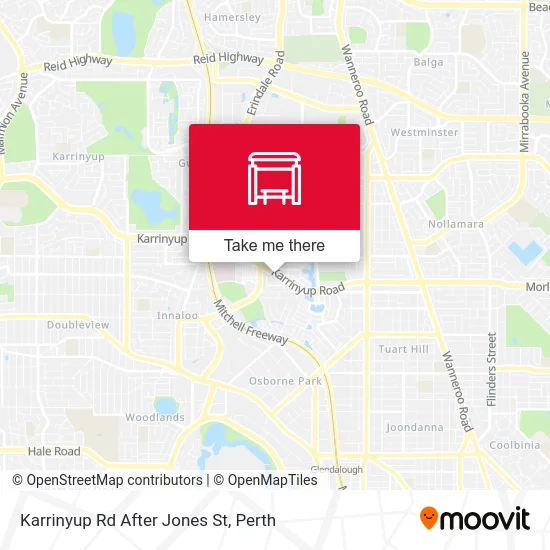 Mapa Karrinyup Rd After Jones St