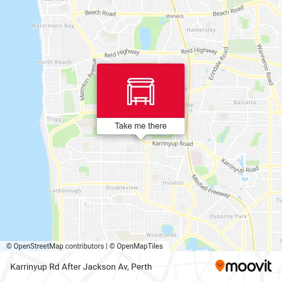 Mapa Karrinyup Rd After Jackson Av