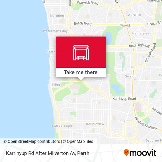 Karrinyup Rd After Milverton Av map