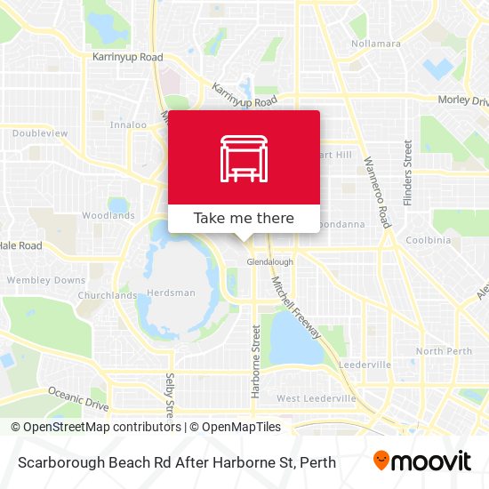 Scarborough Beach Rd After Harborne St map